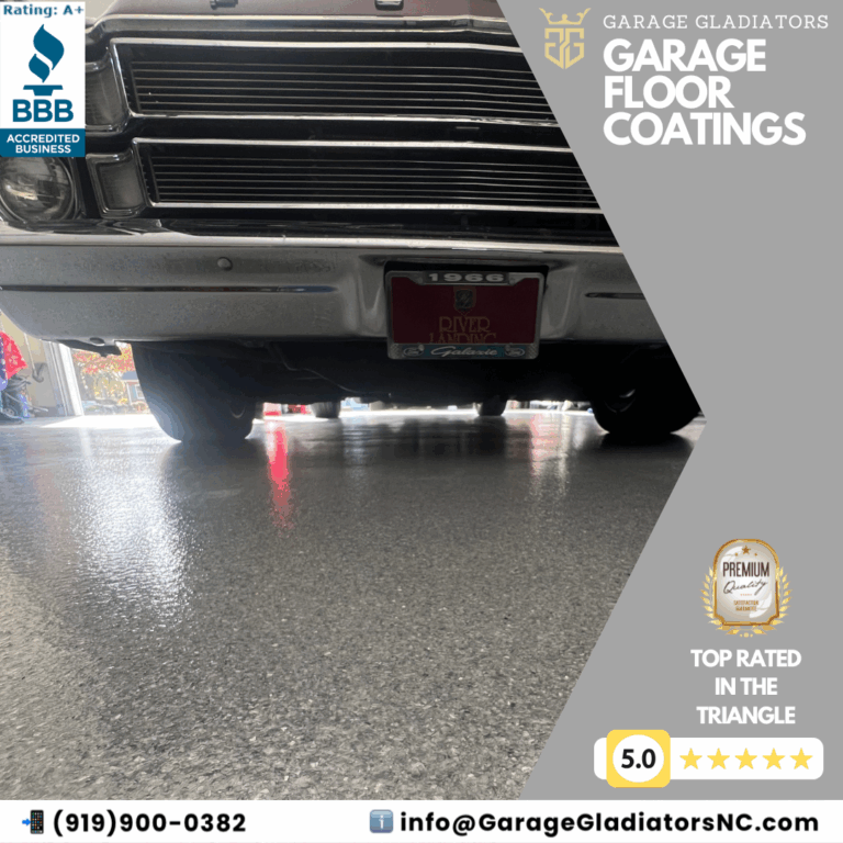 Garage Floor with Front of Car